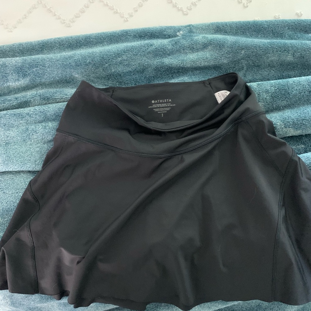 Athleta Women's Sleek Black Skater Skirt